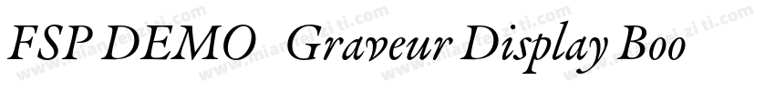 FSP DEMO   Graveur Display Book Reg字体转换